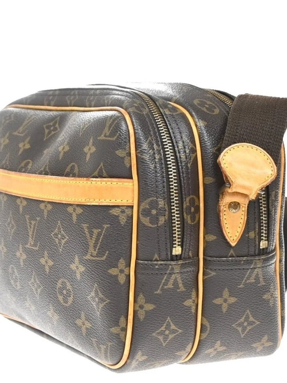 LOUIS VUITTON Reporter PM Crossbody Shoulder Bag Monogram Leather - Picture 3 of 15